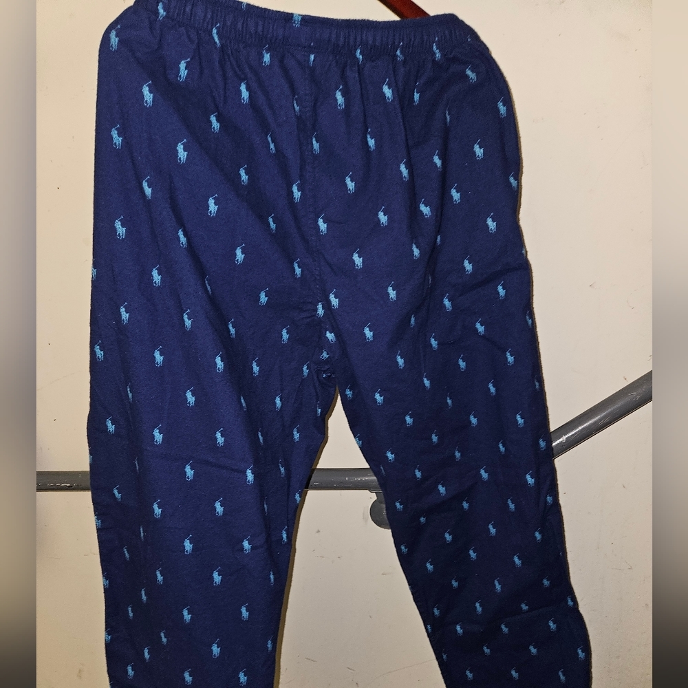 Polo Ralph Lauren PJ Pants Mens Size Extra Large XL Blue Sleep